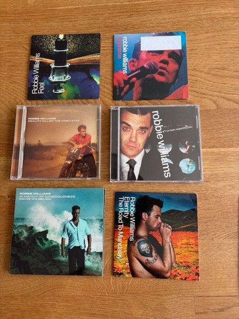 Robbie Williams, 6 cd's, Ophalen of Verzenden, Zo goed als nieuw, Pop