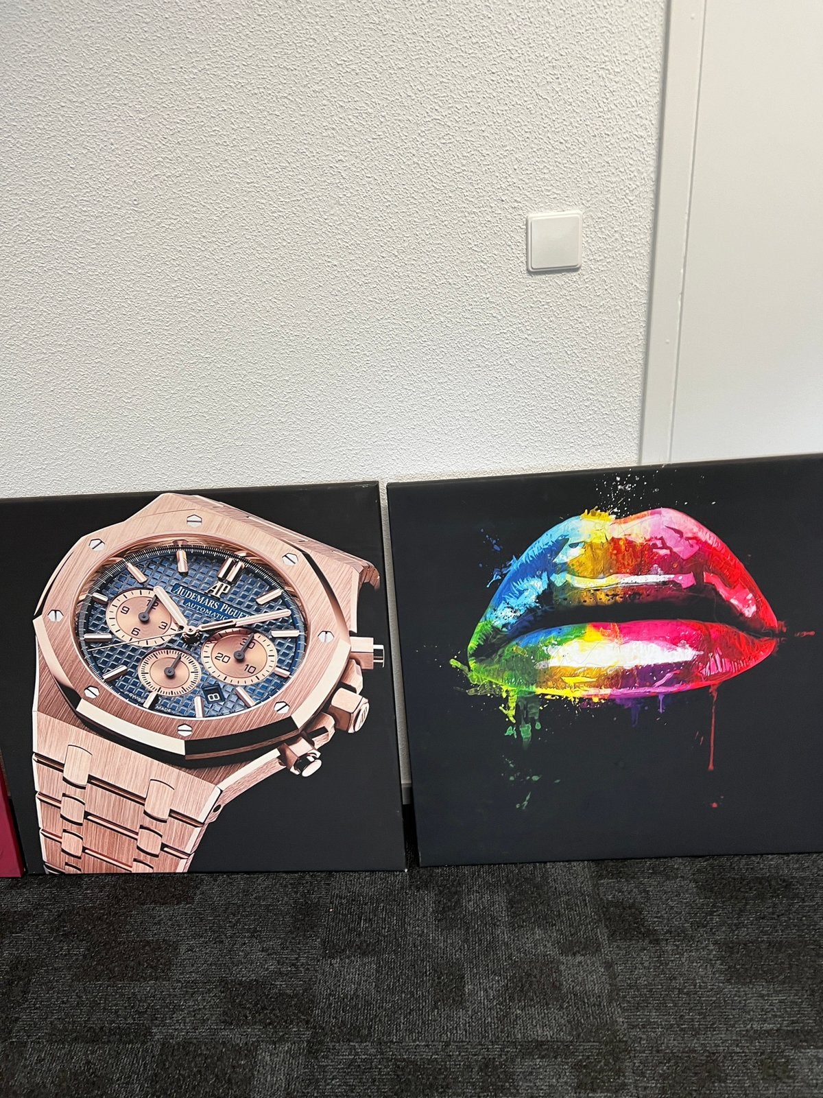 Canvas schilderijen, Ophalen