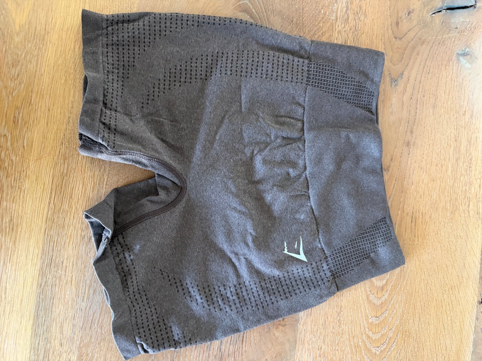 Gymshark sportshort maat S, Kleding | Dames, Bruin, Ophalen of Verzenden, Maat 36 (S), Fitness of Aerobics