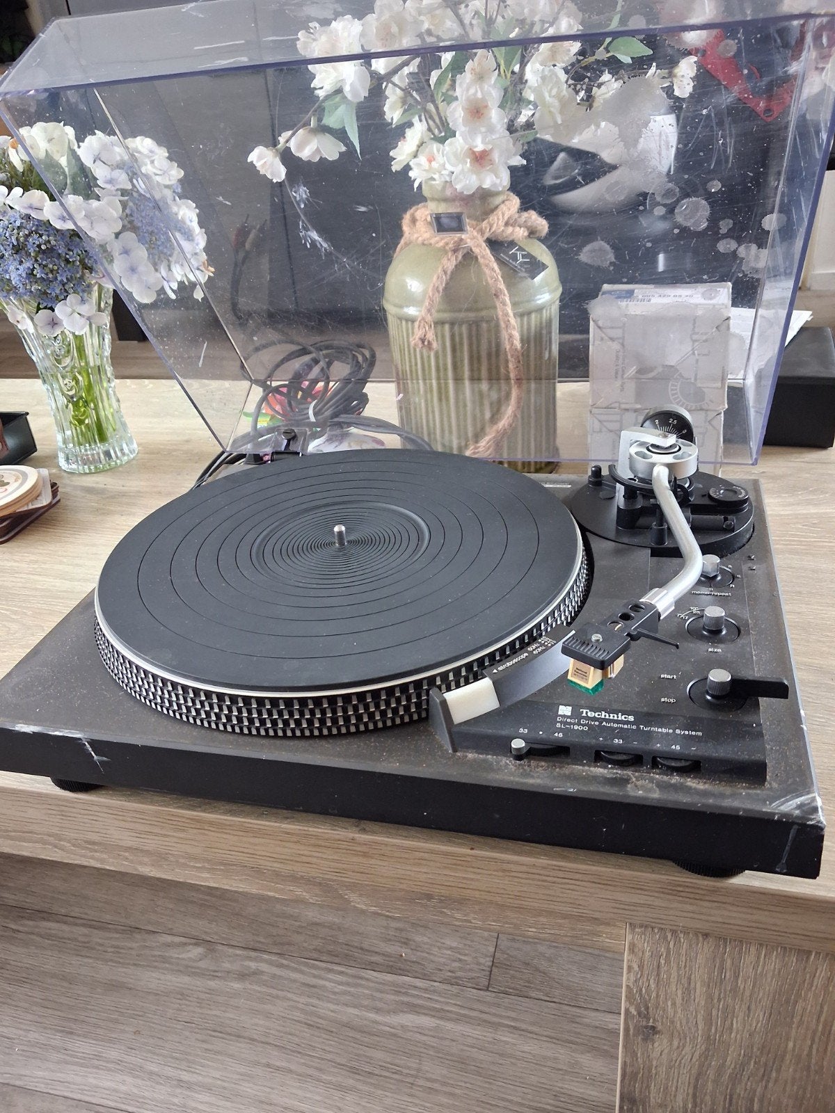 Technics SL-1900 Direct Drive Automatische Platenspeler, Gebruikt, Automatisch, Ophalen of Verzenden, Platenspeler