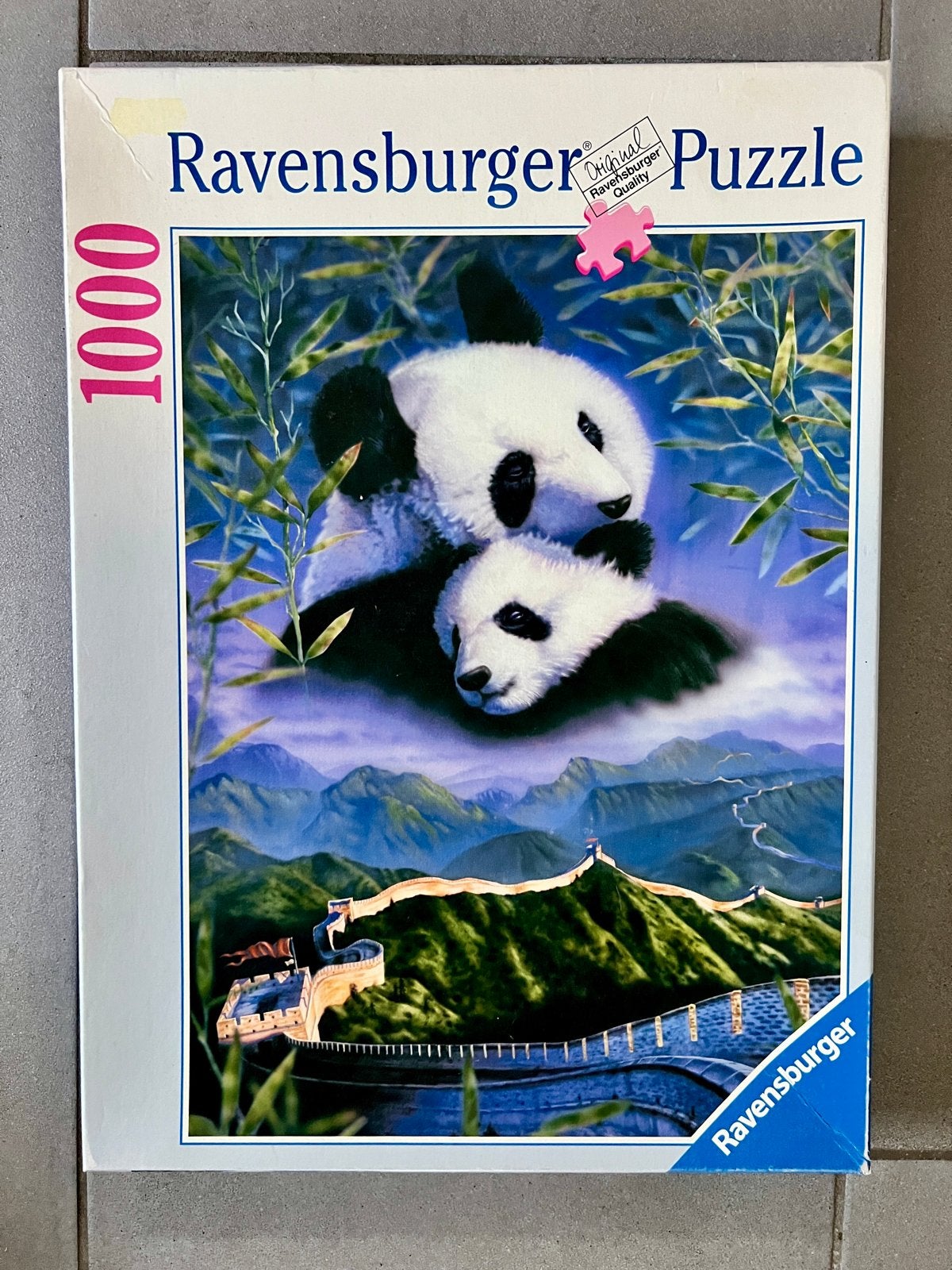 Ravensburger Legpuzzel 1000 stukjes Panda's China, Ophalen of Verzenden, 500 t/m 1500 stukjes, Zo goed als nieuw, Legpuzzel