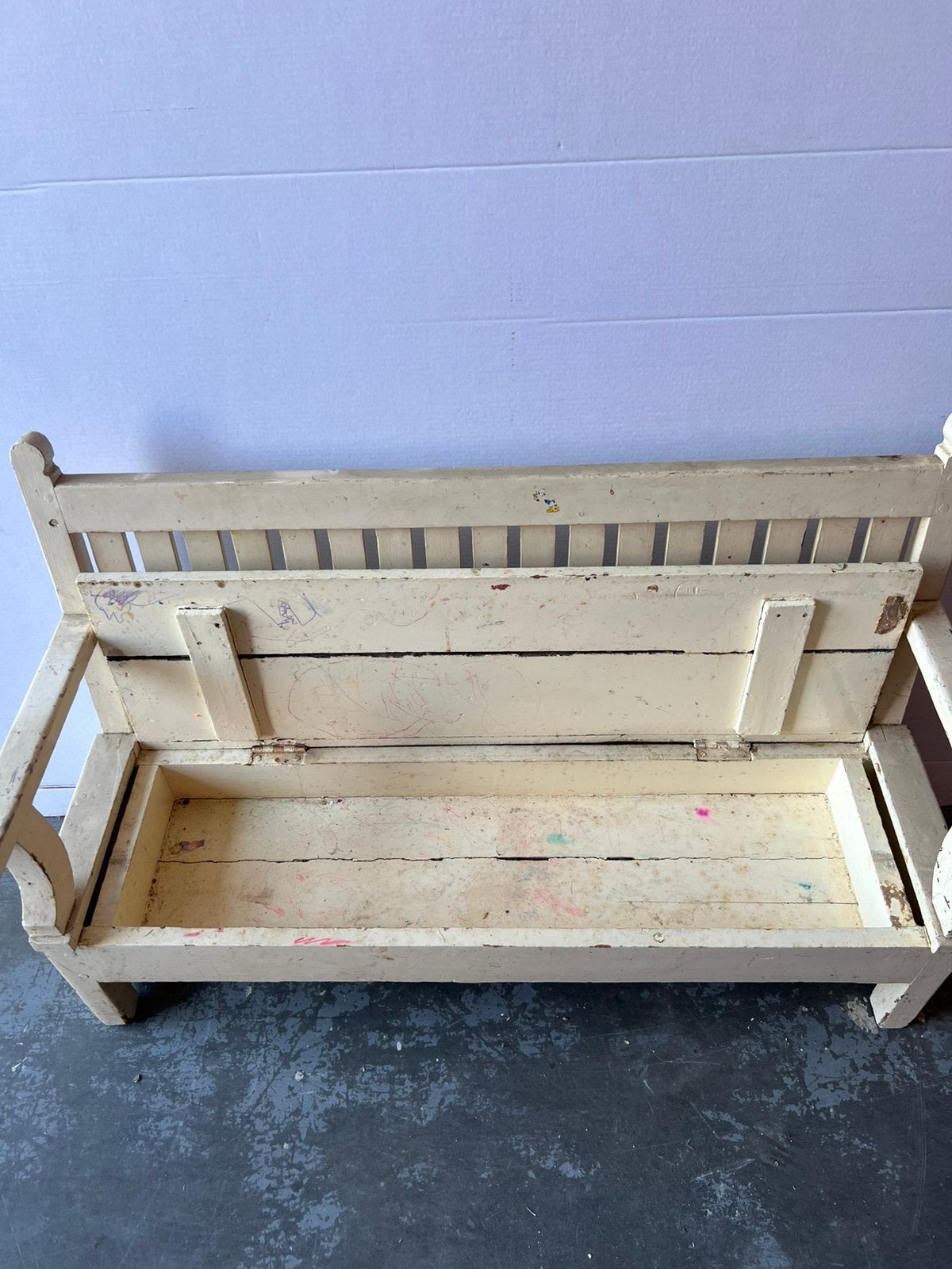 Kinder tuinbank, Ophalen, O, O, Hout