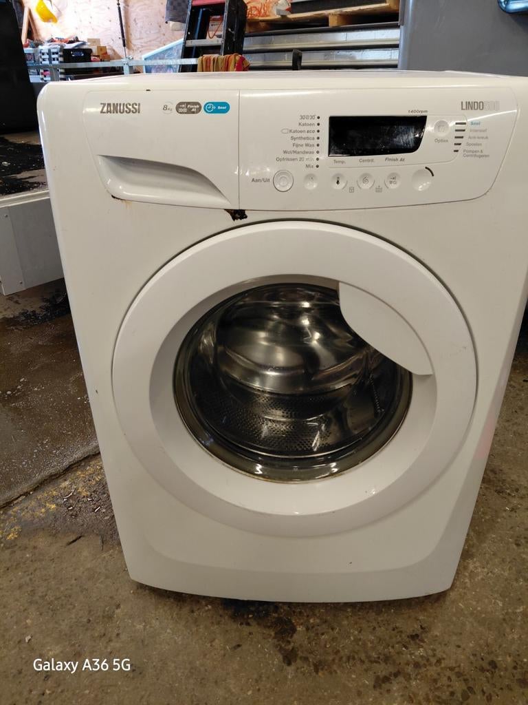 Zanussi Lindo 300 wasmachine 8kg, Witgoed en Apparatuur, Wasmachines, Ophalen, 1200 tot 1600 toeren, Gebruikt, 8 tot 10 kg