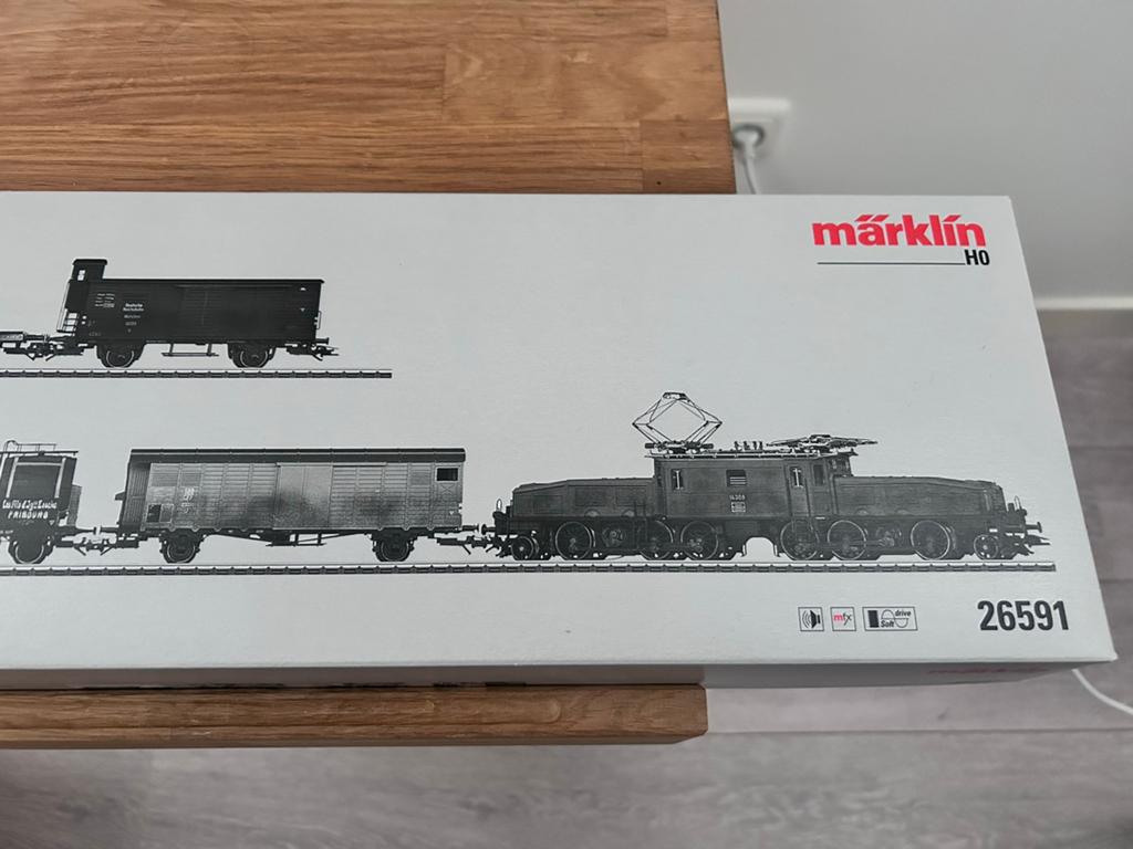 Marklin 26591 Insider MFX gelimiteerde set met Krokodil, Wisselstroom, Treinset, Ophalen of Verzenden, Zo goed als nieuw