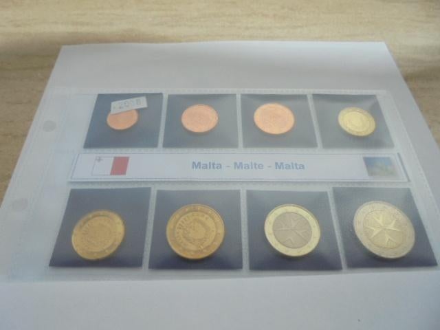 Euromunten Malta, Ophalen of Verzenden, Malta, 2 euro, Setje