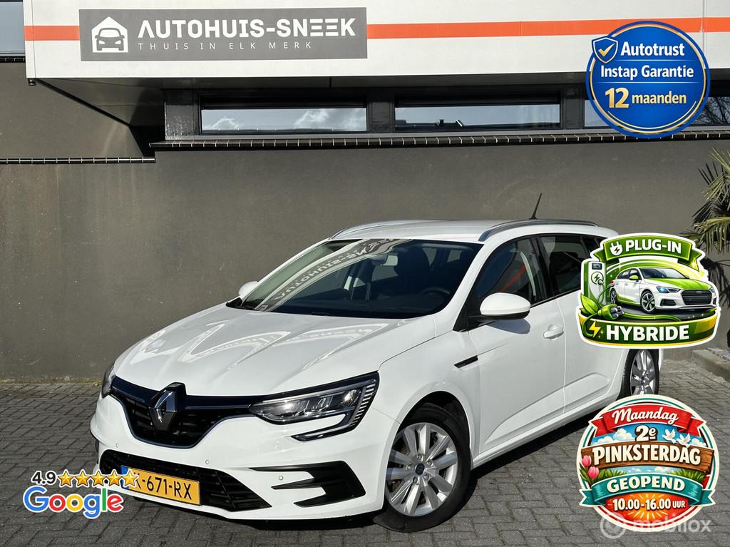Renault Megane Estate 1.6 E-Tech Plug-In Hybrid 160 Business, Auto's, Renault, 77 km/l, Gebruikt, 4 cilinders, Wit