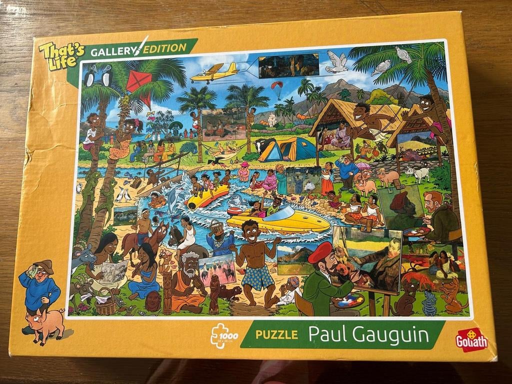 That's Life Gallery Edition Paul Gauguin 1000 stukjes puzzel, Ophalen, 500 t/m 1500 stukjes, Gebruikt, Legpuzzel
