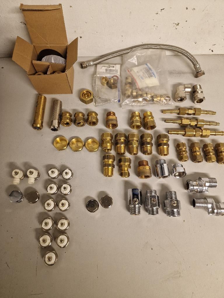 Gas/Water /CV  klemkoppelingen, Minder dan 30 cm, Overige typen, Nieuw, Minder dan 60 cm