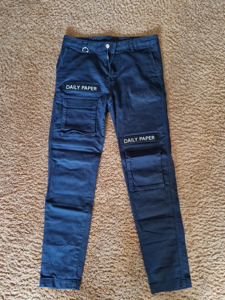 Daily Paper Cargo Broek Maat M, Kleding | Heren, Broeken en Pantalons, Ophalen of Verzenden, Zo goed als nieuw, Daily Paper, Maat 48/50 (M)