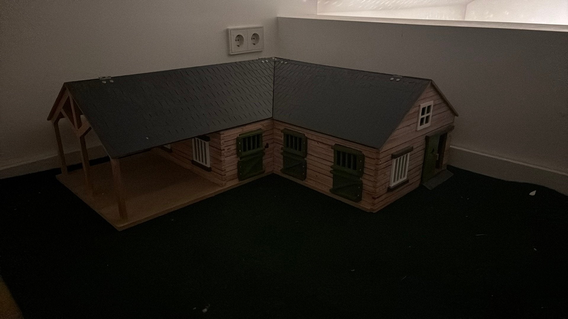 mini natuur paarden stal, Verzamelen, Ophalen of Verzenden, Zo goed als nieuw