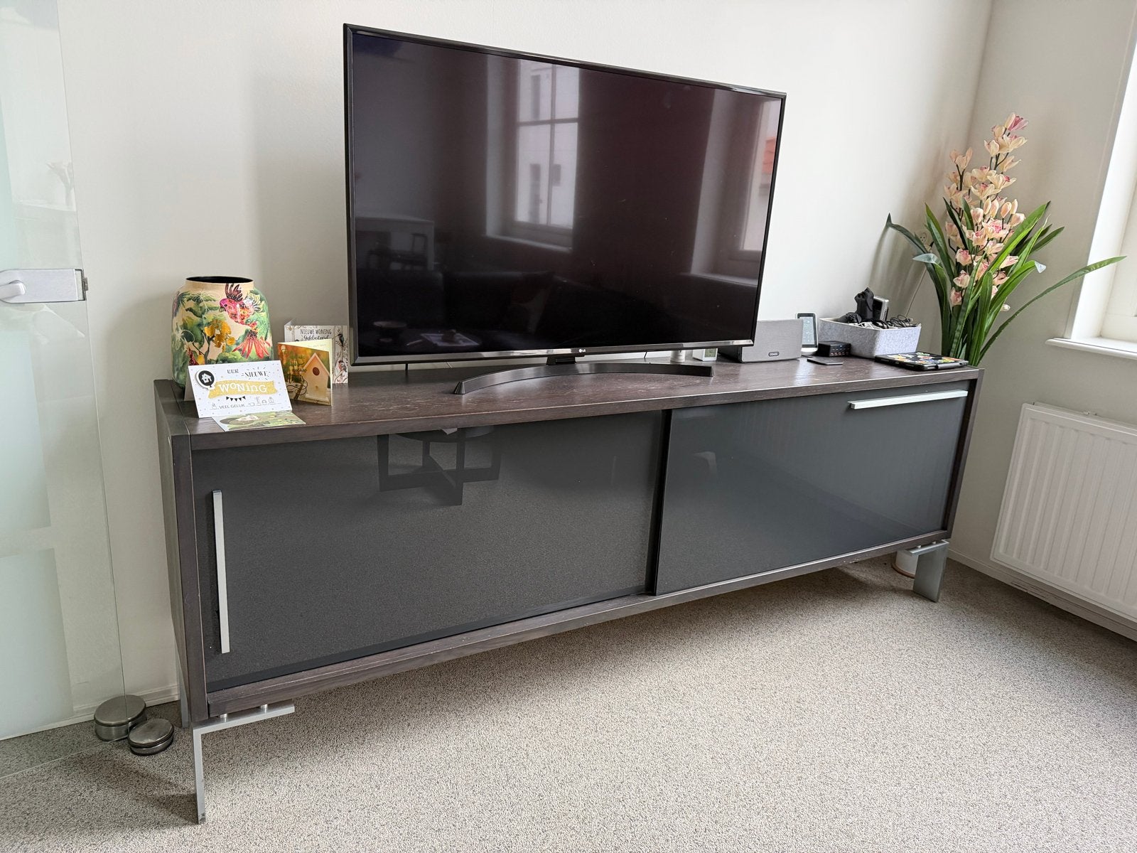 Design dressoir (merk: Symbioz), Ophalen, Gebruikt, 200 cm of meer, 25 tot 50 cm