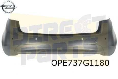 Opel Meriva b (2/14-) achterbumper  (te spuiten) (Bij PDC) O, -, Verzenden, -, Opel