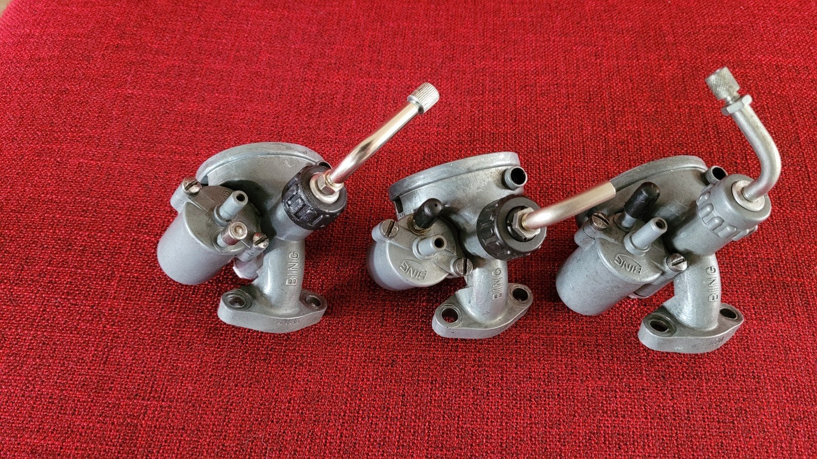 3 Originele BING carburateurs, Ophalen of Verzenden, Gebruikt, Carburateur, Puch