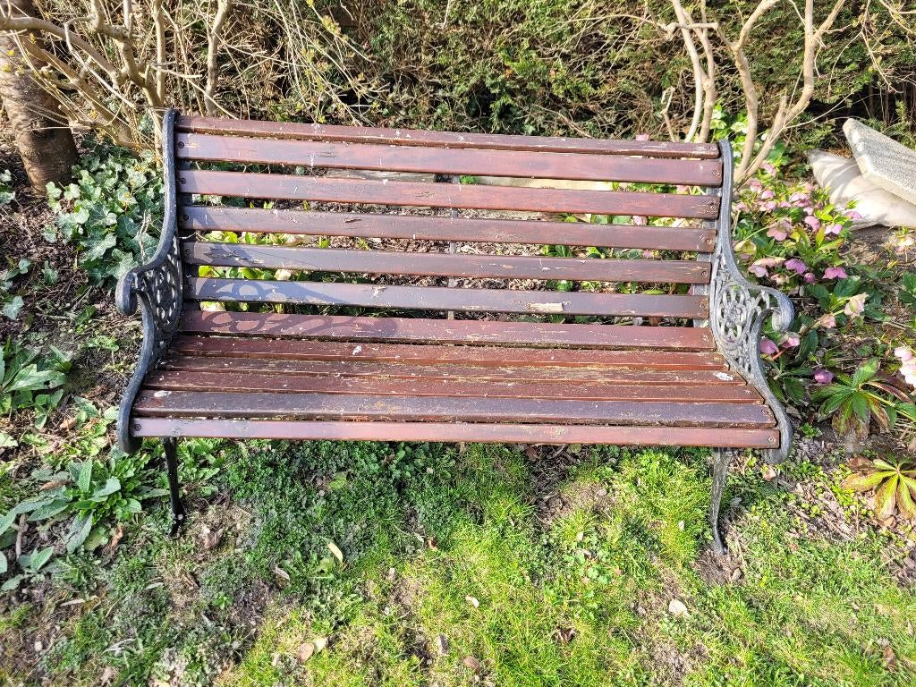 Buiten bank, Tuin en Terras, Ophalen, Gebruikt, Overige materialen