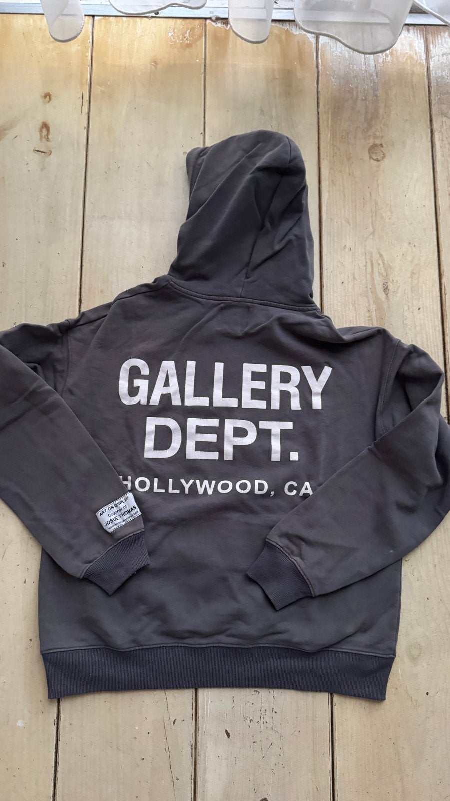 Gallery Dept. Hollywood, CA Hoodie - Grijs, Ophalen of Verzenden, Zo goed als nieuw, Overige maten, Grijs