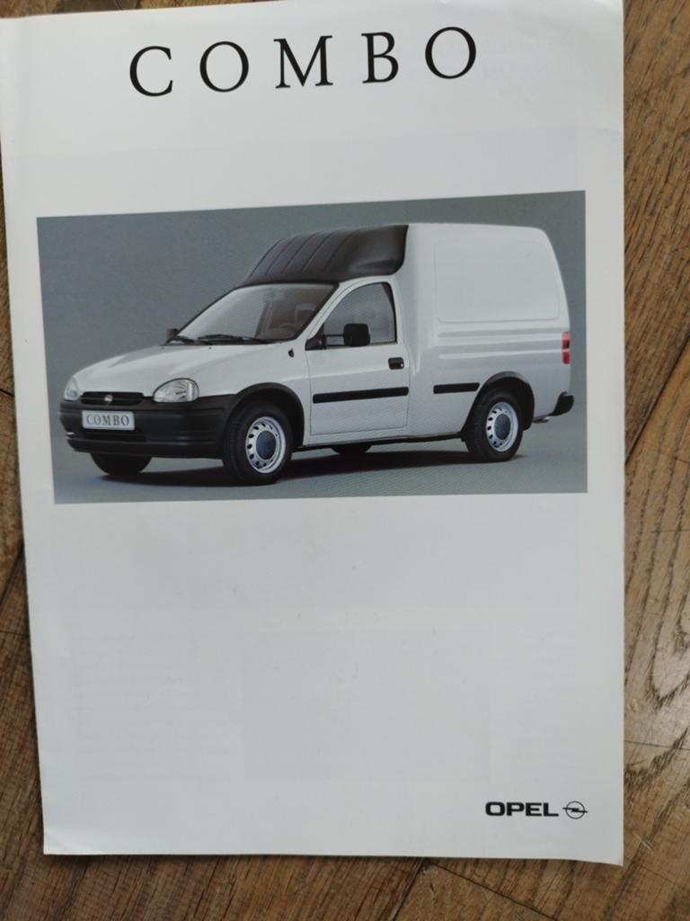 Opel combo brochure 1993, Gelezen, Opel, Opel, Ophalen of Verzenden