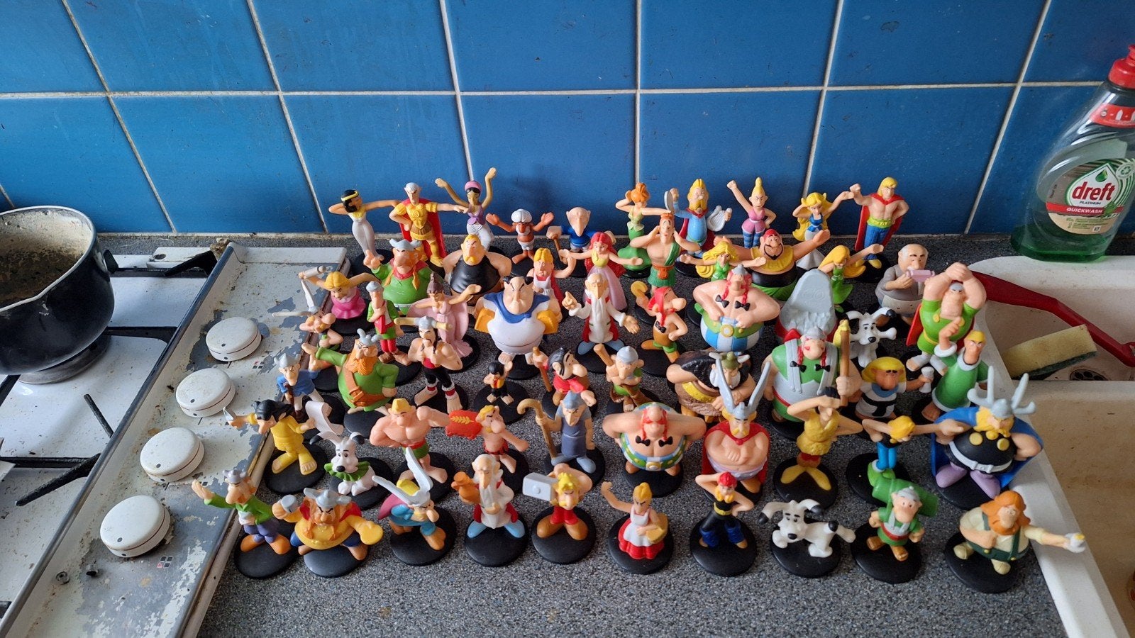 Complete set van 60 Asterix poppetjes van McDonald's, Ophalen of Verzenden