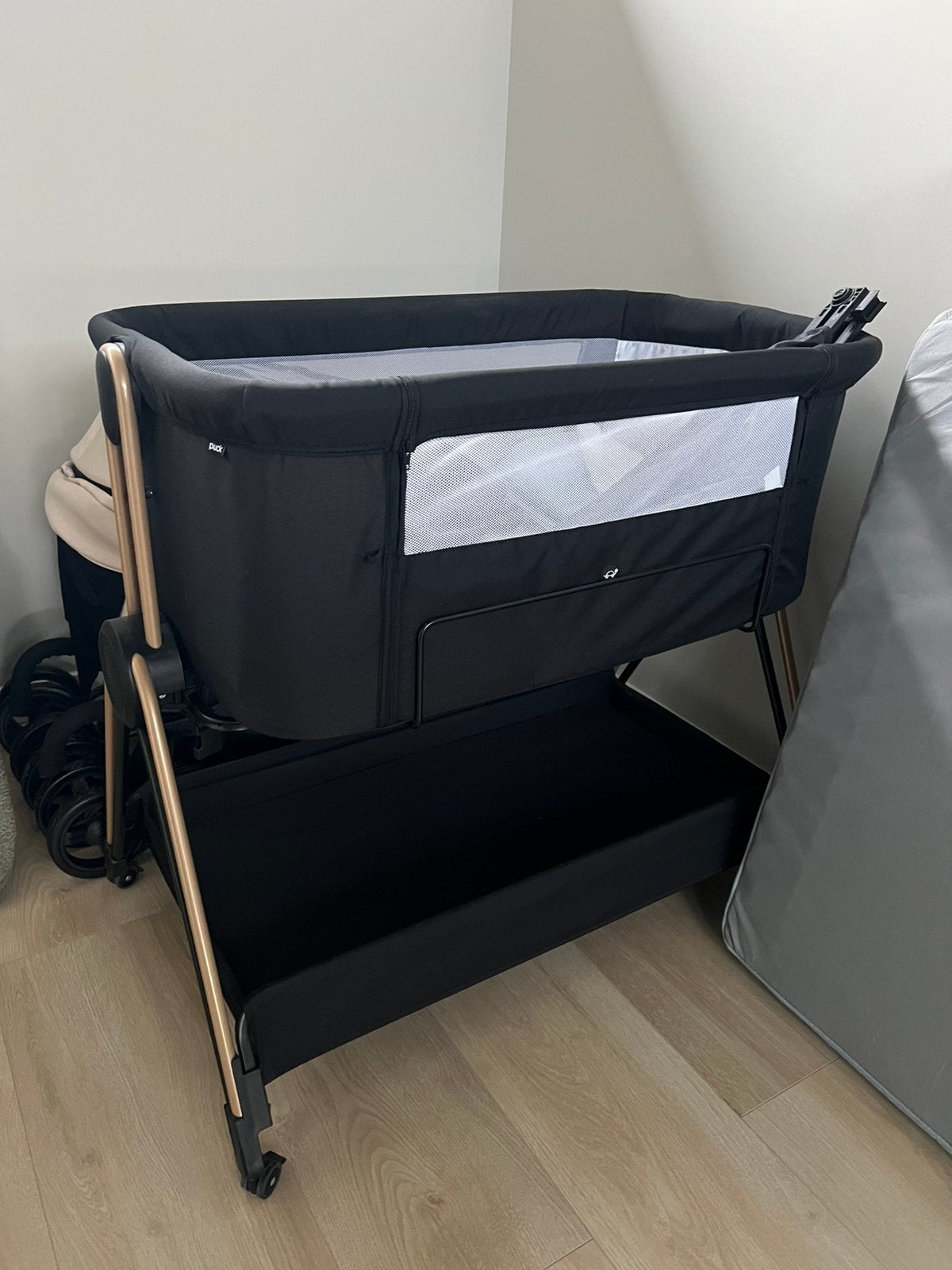 Puck Claire Co-Sleeper - Nooit gebruikt, Ophalen, Zo goed als nieuw, Wieg
