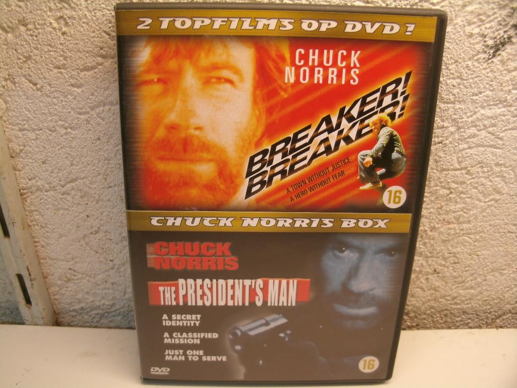 dvd 80b breaker en the president's man, Vanaf 16 jaar, Ophalen of Verzenden, Zo goed als nieuw