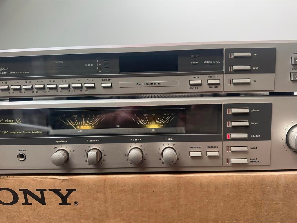 Dual CV 1260 Versterker (werkt) met Dual CT 1260-1 Tuner (de, Overige merken, Gebruikt, Ophalen of Verzenden, Minder dan 60 watt