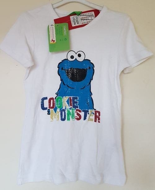 Maat 152 Cookie Monster t-shirt NIEUW (0126), Kinderen en Baby's, Phink Industries, Meisje, Nieuw, Ophalen of Verzenden