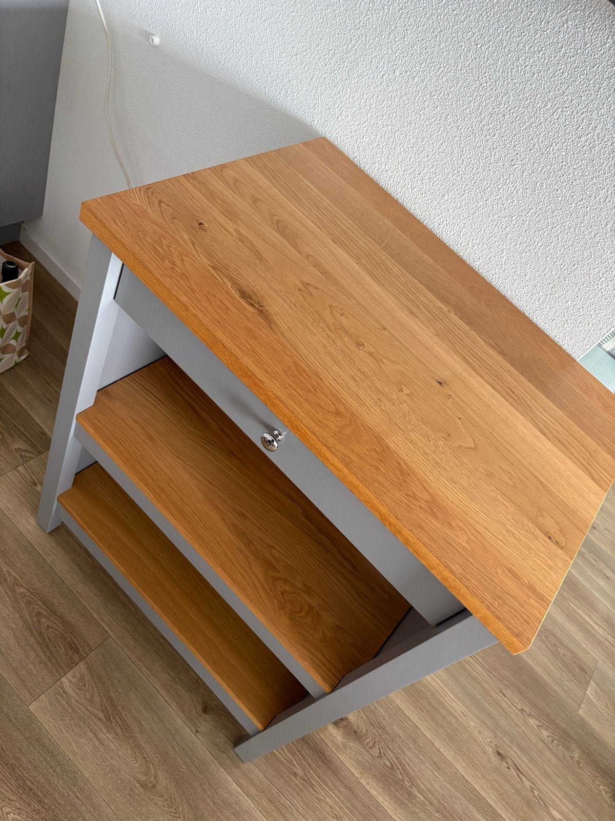 IKEA Tornviken Keukeneiland - Grijs/Eiken, Huis en Inrichting, Ophalen, Hout, IKEA, Keukentrolley