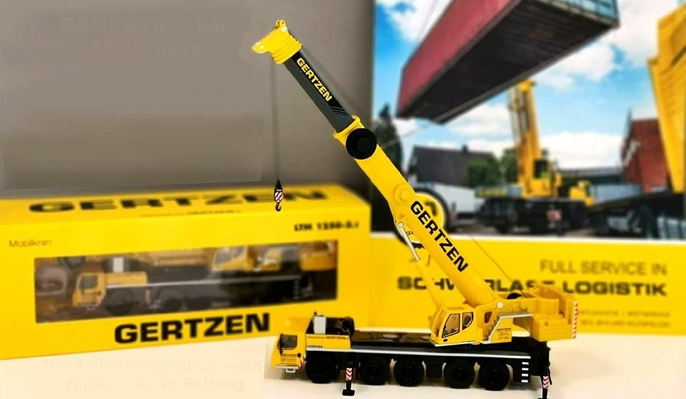 IMC 31-0130 GERTZEN Liebherr LTM 1250-5.1 Kraan, Hobby en Vrije tijd, Ophalen of Verzenden, Zo goed als nieuw, Hijskraan, Tractor of Landbouw