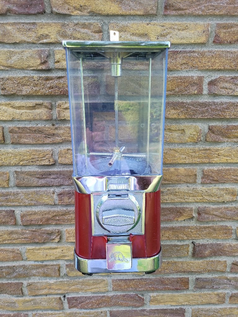 BEAVER kauwgomballen automaat met muursteun fifties sixties, Verzamelen, Ophalen, Zo goed als nieuw