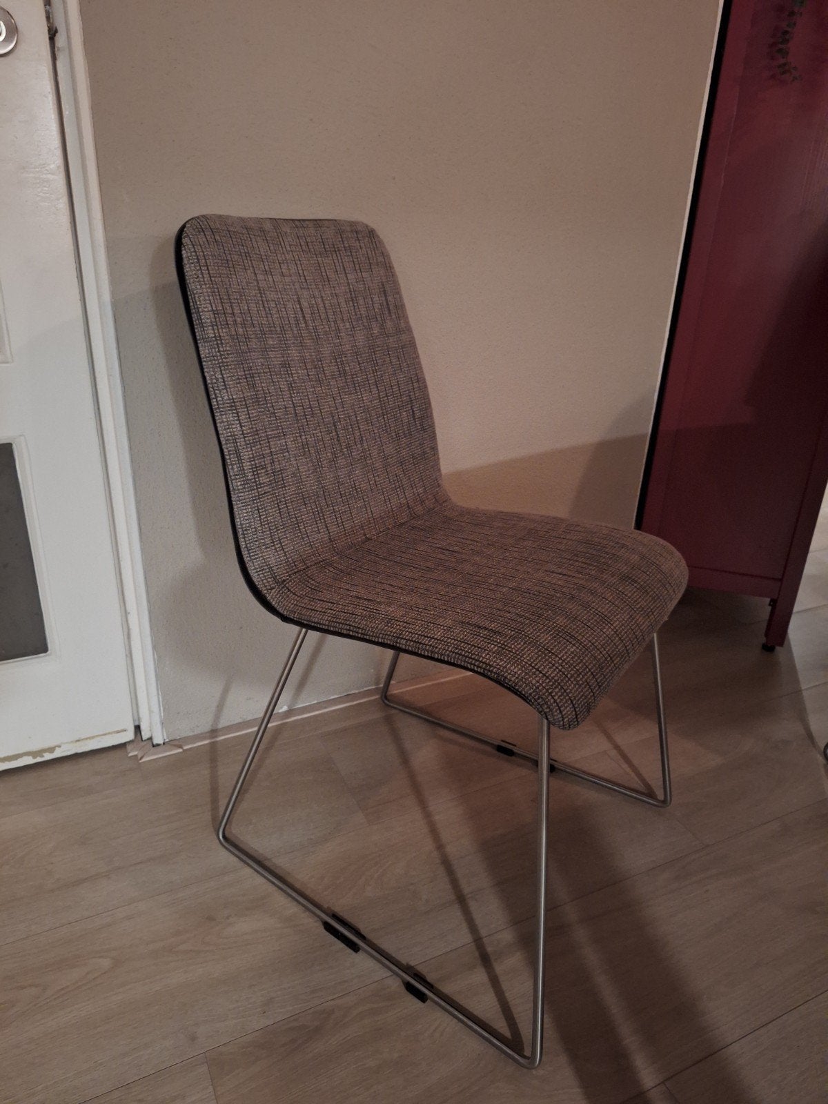 3x Comfortabele eetkamerstoelen met stoffen bekleding, Ophalen, Modern, Comfortabel, Gebruikt, Overige kleuren
