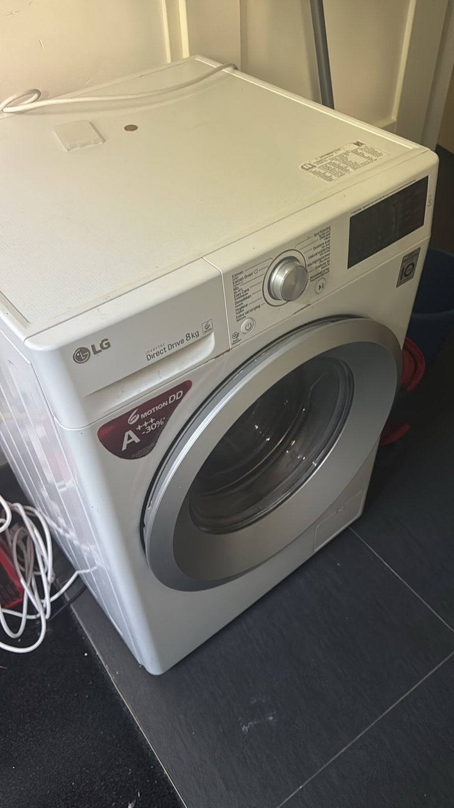LG Direct Drive 8 kg wasmachine - gebruikt maar nette staat, Ophalen, 1200 tot 1600 toeren, 8 tot 10 kg, Zo goed als nieuw
