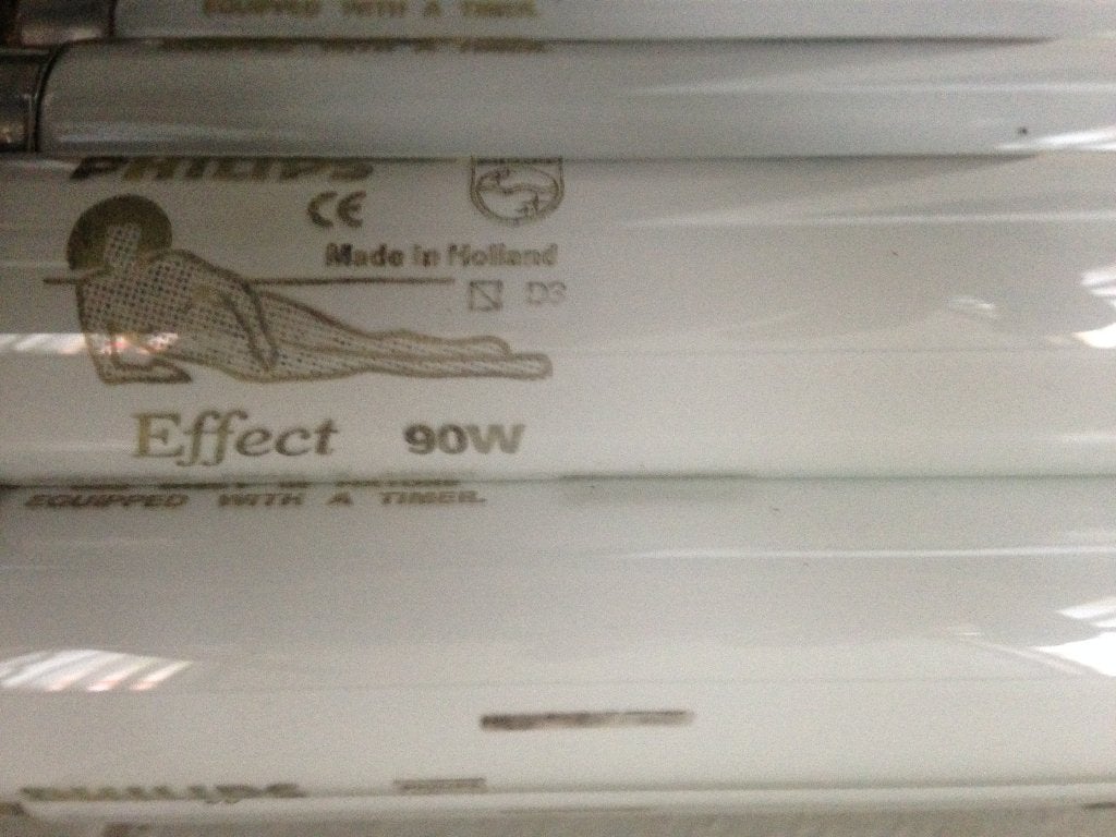 Zonnehemel TL's, Ophalen, Gebruikt, Zonnebank enkelzijdig, 10 tot 15 lampen