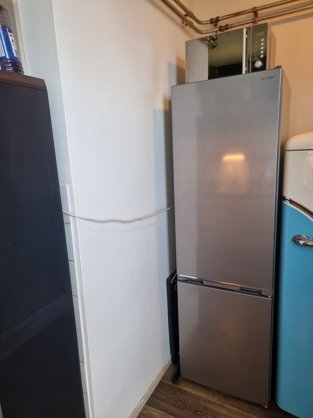 bijna nieuwe koelvries combinatie Sharp, Ophalen of Verzenden, Zo goed als nieuw