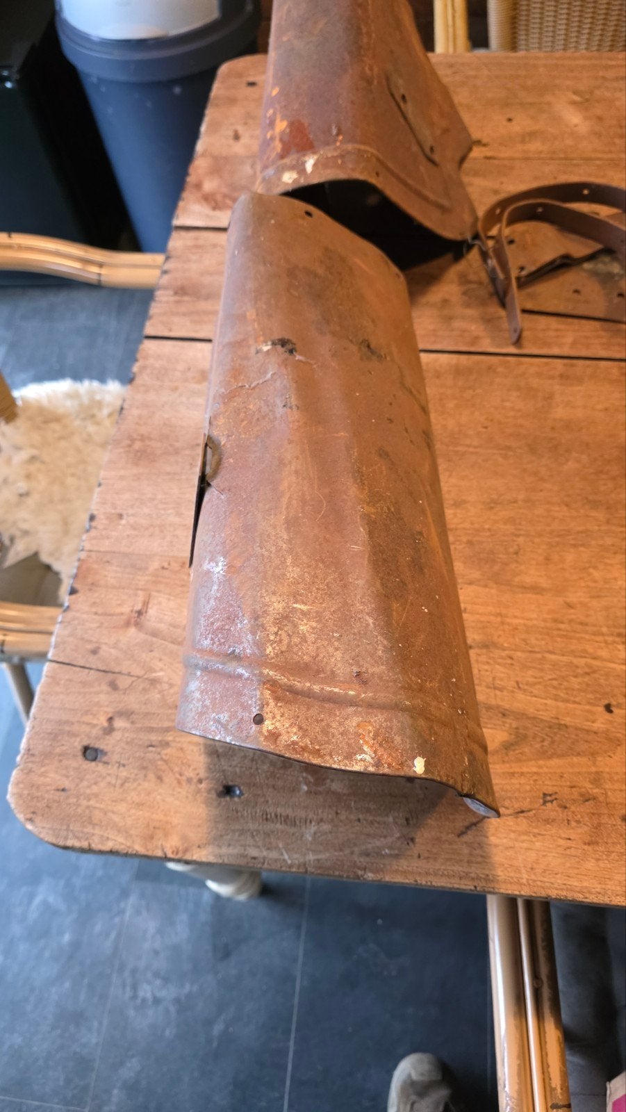 Originele beenschermen Harley Davidson WLA WLC Liberator, Ophalen of Verzenden