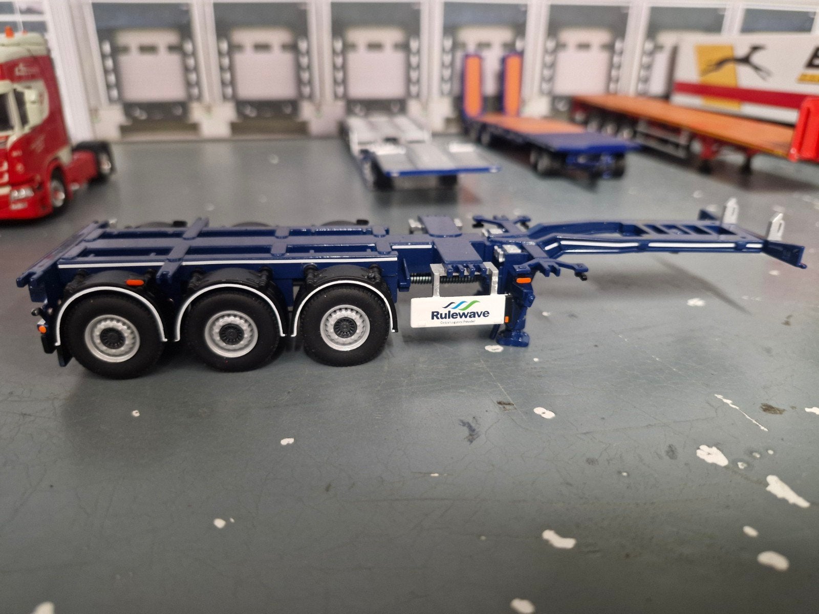 container chassis 20 tot 45 fth wsi, Hobby en Vrije tijd, Modelauto's | 1:50, Ophalen of Verzenden, Zo goed als nieuw, Bus of Vrachtwagen