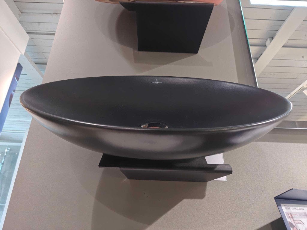 Opzetwastafel Villeroy & Boch Loop & Friends Ebony, Ophalen, Nieuw, Wastafel