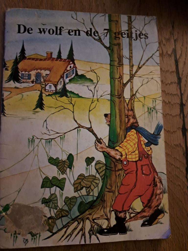 De wolf en de 7 geitjes - Leuk kinderboek, Ophalen of Verzenden, Gelezen, Gebroeders Grimm, Sprookjes