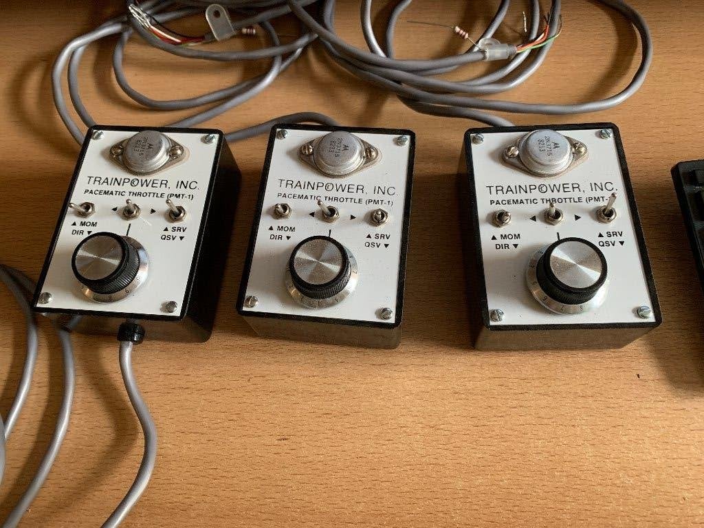 Nostalgie ?? 3 stuks Trainpower INC, Overige merken, Transformator of Voeding, Gebruikt, Gelijkstroom of Wisselstroom