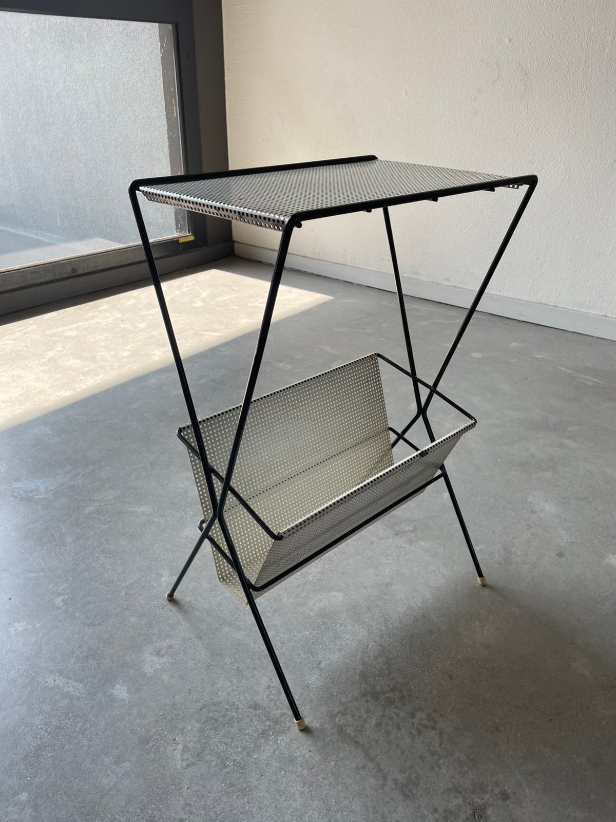Pilastro geperforeerd metaal vintage jaren 50, Huis en Inrichting, Ophalen, Gebruikt, Metaal, .