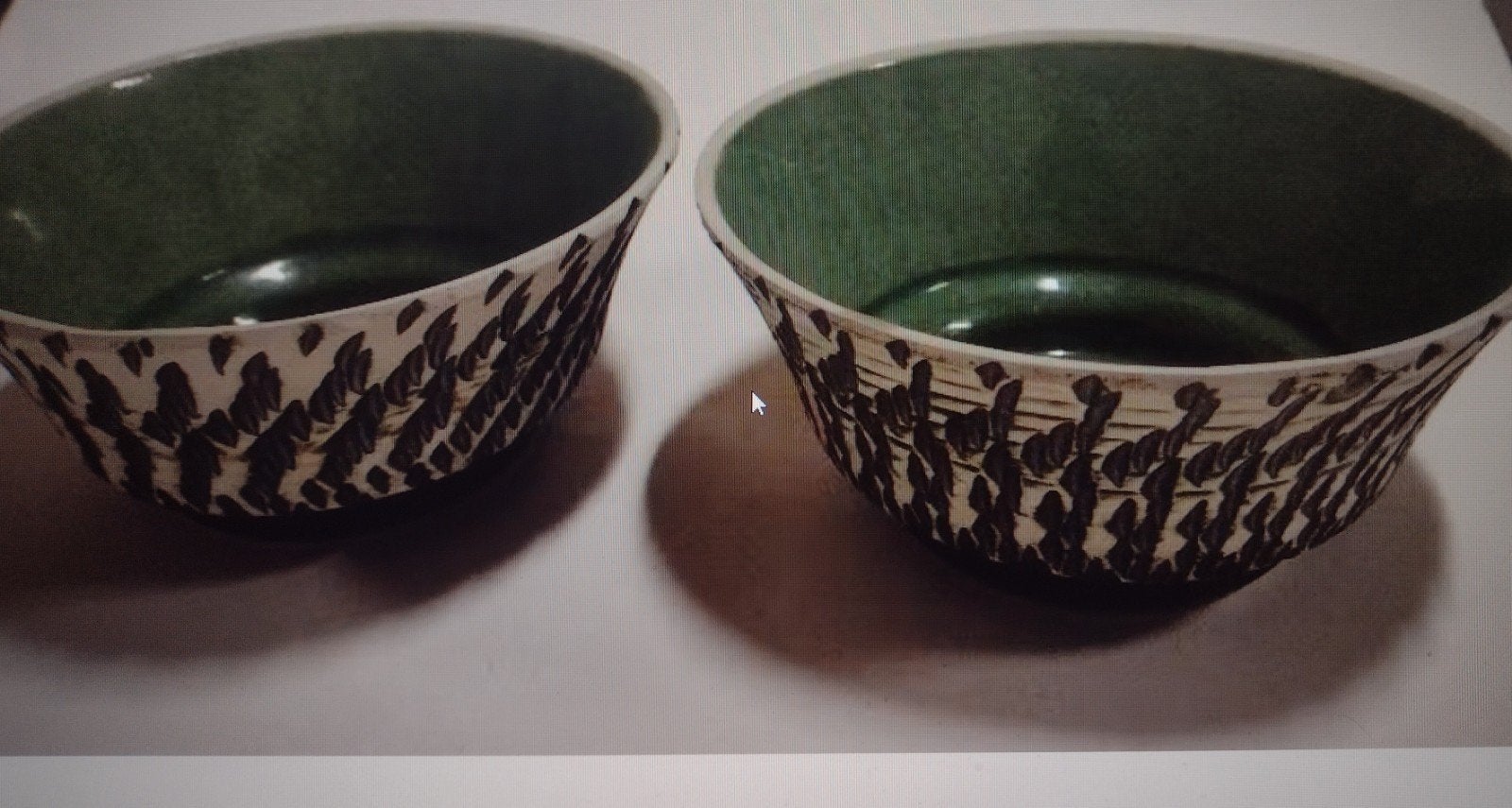 retro keramiek bloempot / Reuver ? H 8 cm - doorsnee 16,5 cm, Ophalen, Huis en Inrichting