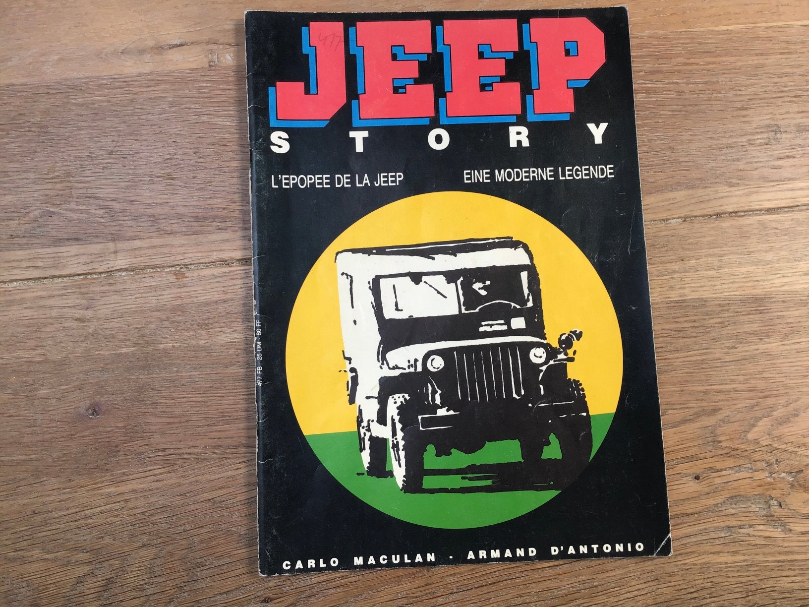 Jeep story Carlo Maculan en Armand D’Antonio, Ophalen of Verzenden, Duitsland, Boek of Tijdschrift