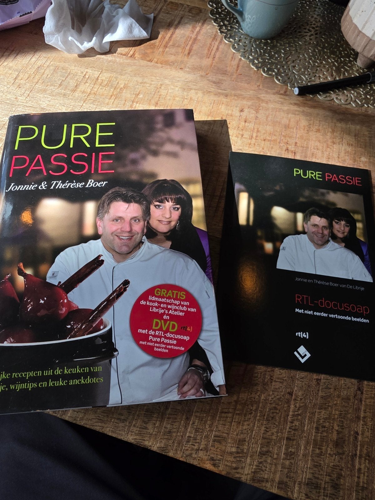 Pure Passie Kookboek Jonnie & Thérèse Boer + DVD, Boeken, Voorgerechten en Soepen, Ophalen of Verzenden, Zo goed als nieuw, Nederland en België