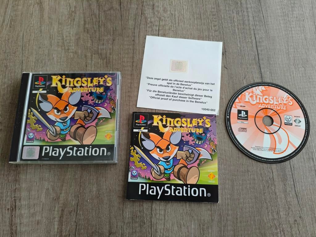 Kingsley's Adventure - PlayStation 1, Spelcomputers en Games, Avontuur en Actie, 1 speler, Ophalen of Verzenden, Zo goed als nieuw