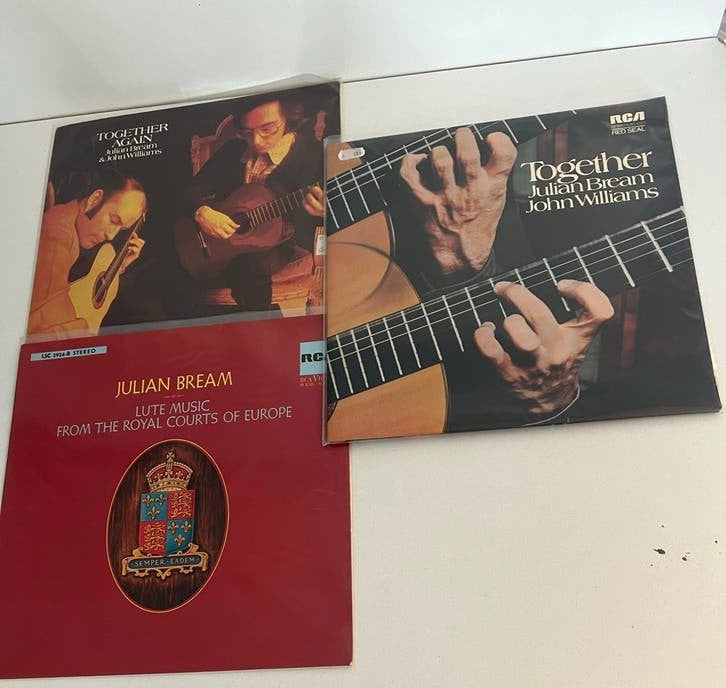 1. Julian Bream & John Williams LP's - Klassieke gitaar, LP, Overige componisten, Originele persing, Modernisme tot heden