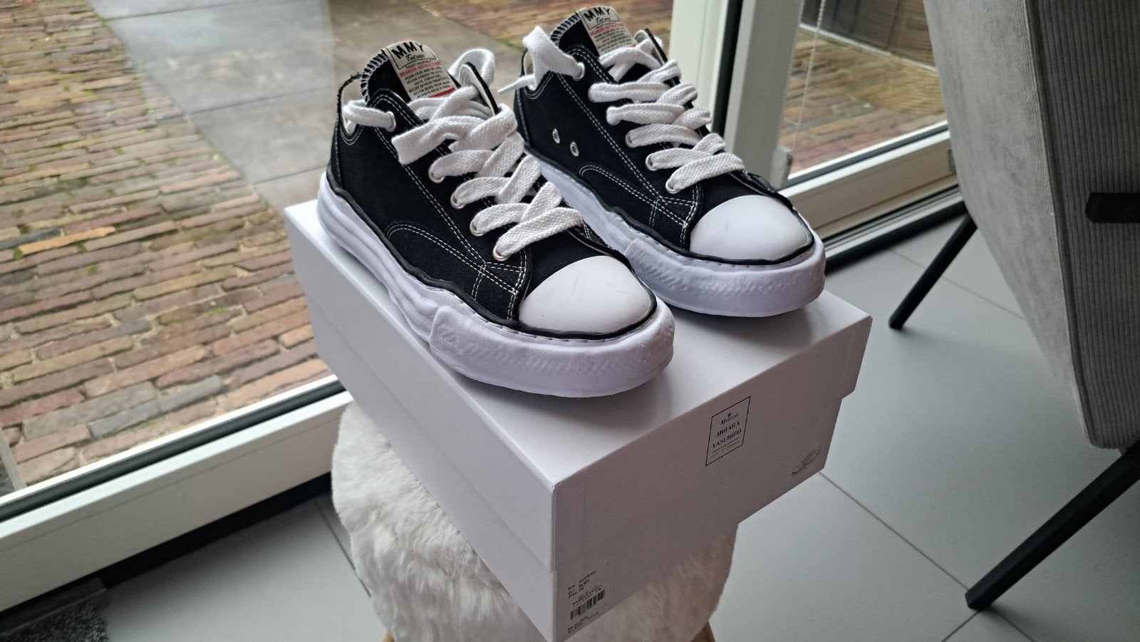 Maison Mihara Yasuhiro Sneakers Zwart Maat 44, Zwart, Nieuw, Ophalen of Verzenden, Sneakers of Gympen