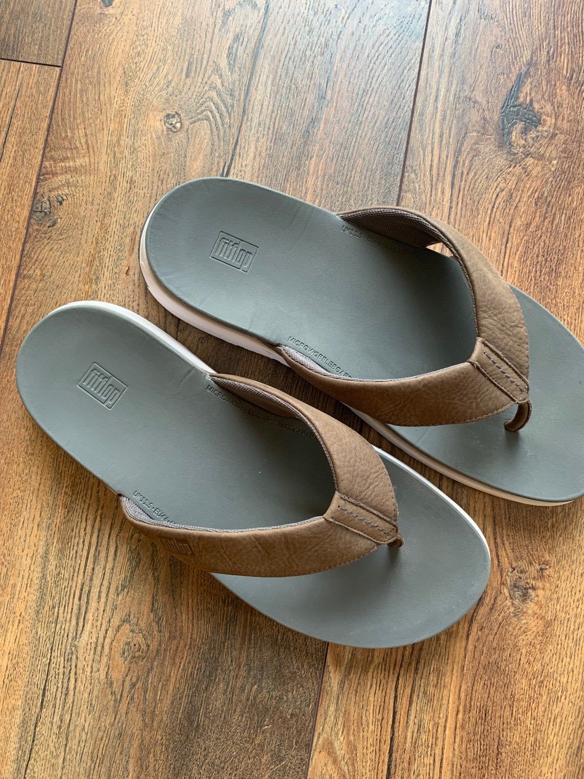 Fitflop heren teen slippers 46 bruin, Ophalen of Verzenden, Nieuw, Bruin