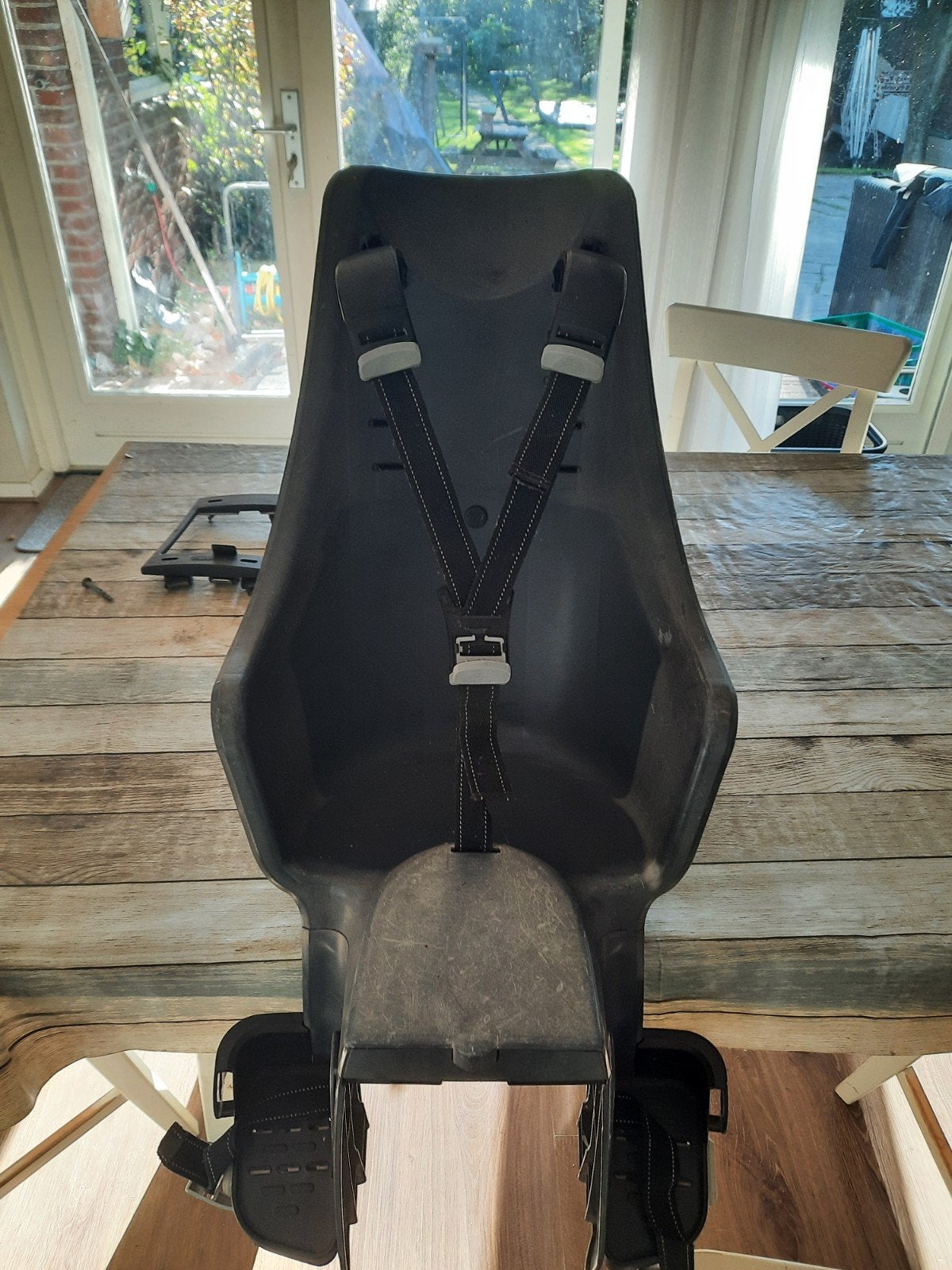 Te koop Bobike fietsstoeltje voor achterop., Achterzitje, Ophalen of Verzenden, 9 t/m 36 kg, Bobike