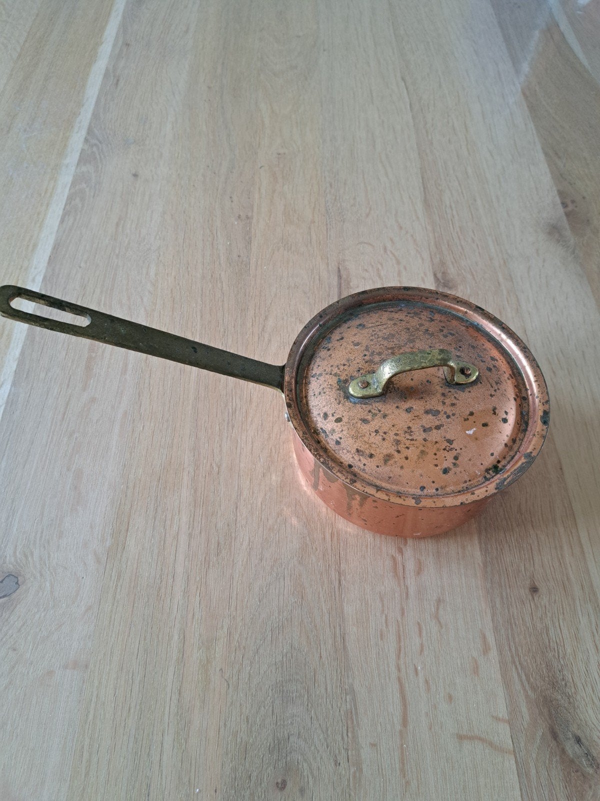 tagus chef koperen steelpan., Huis en Inrichting, Ophalen of Verzenden, Kookpan, Met deksel, Overige merken
