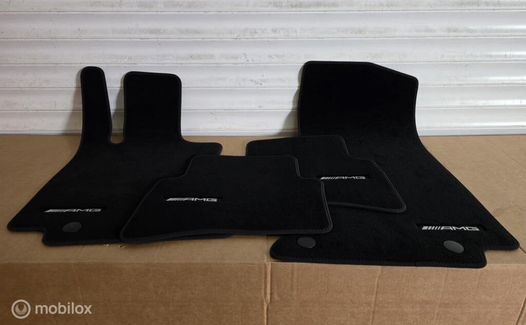 Matten set Mercedes E-klasse W214 AMG ('23->), Gebruikt, Ophalen of Verzenden