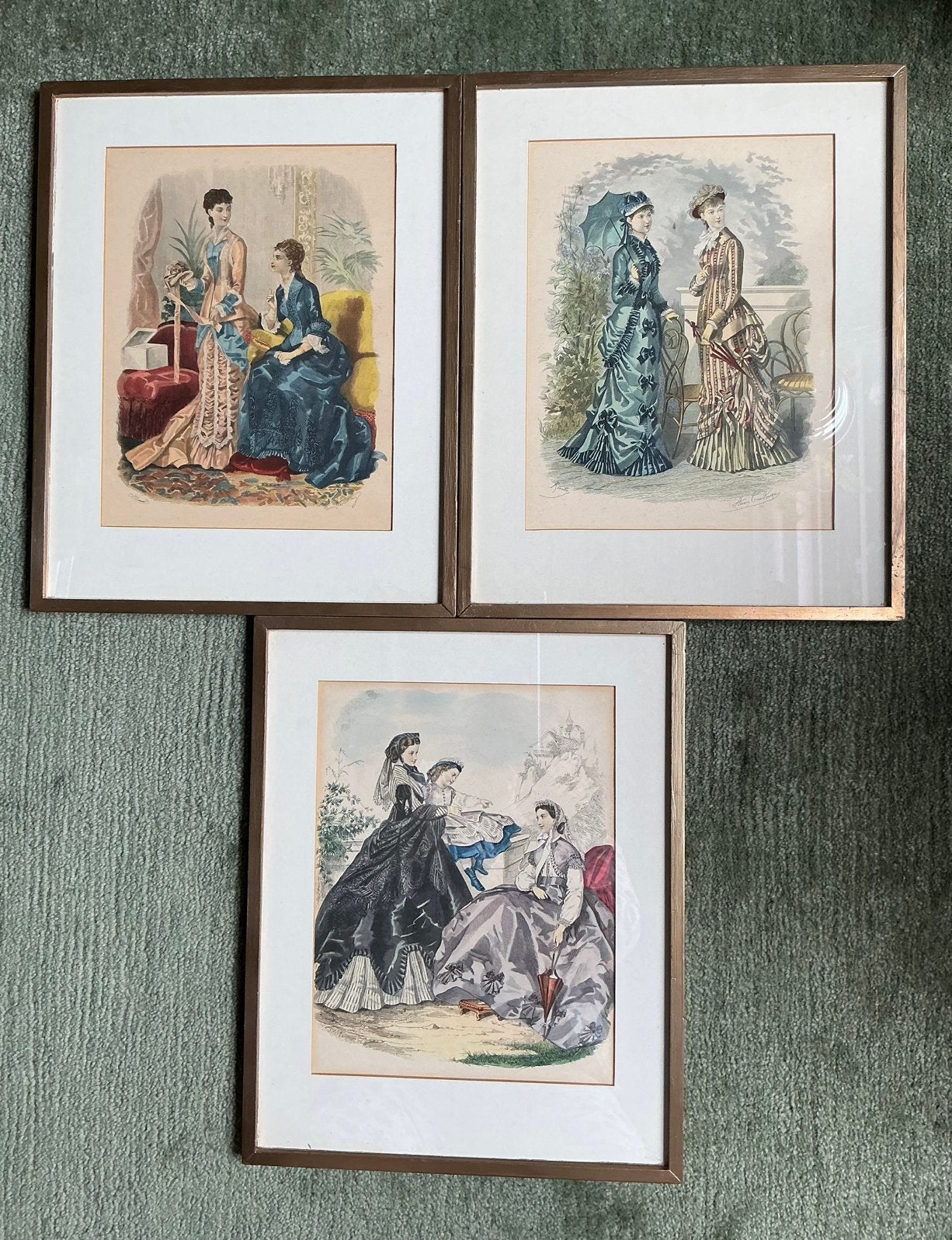 Antieke modegravures, Ophalen of Verzenden