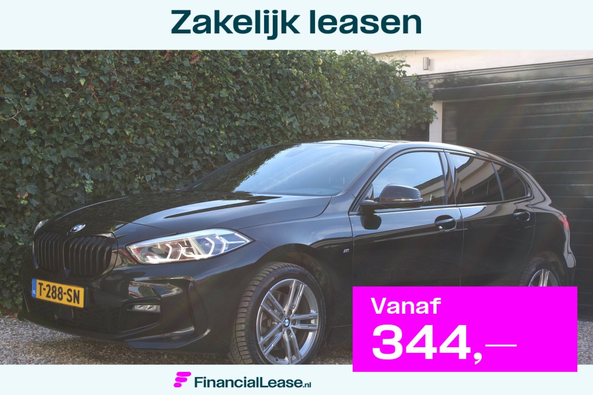BMW 1-serie 118i | M- pakket | Digitaal dashboard | BTW | 1e, Dealer onderhouden, 136 pk, Gebruikt, Leder en Stof